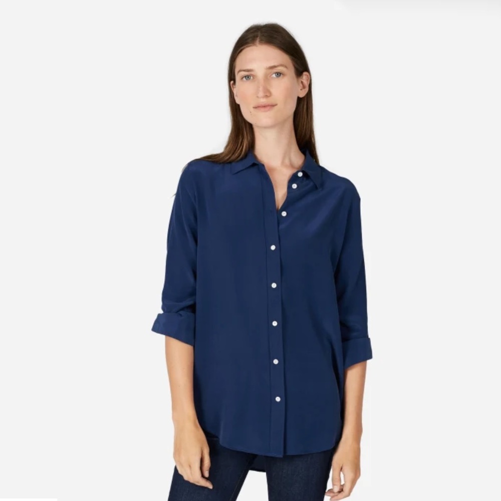 Everlane Relaxed Silk Shirt